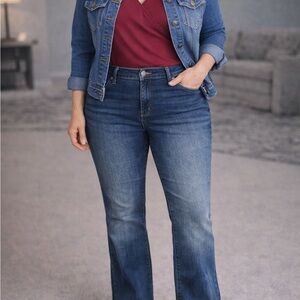 Time and Tru Dark Blue Flare Jeans